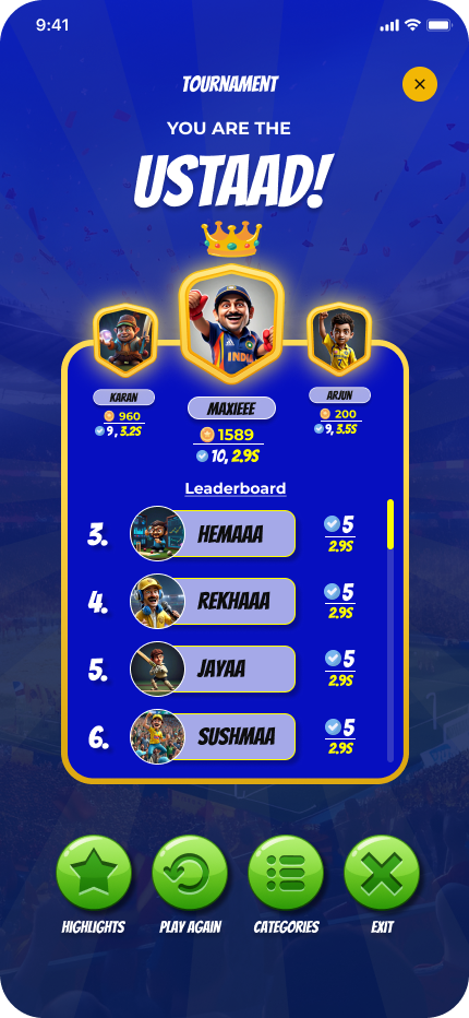Tournament Winner