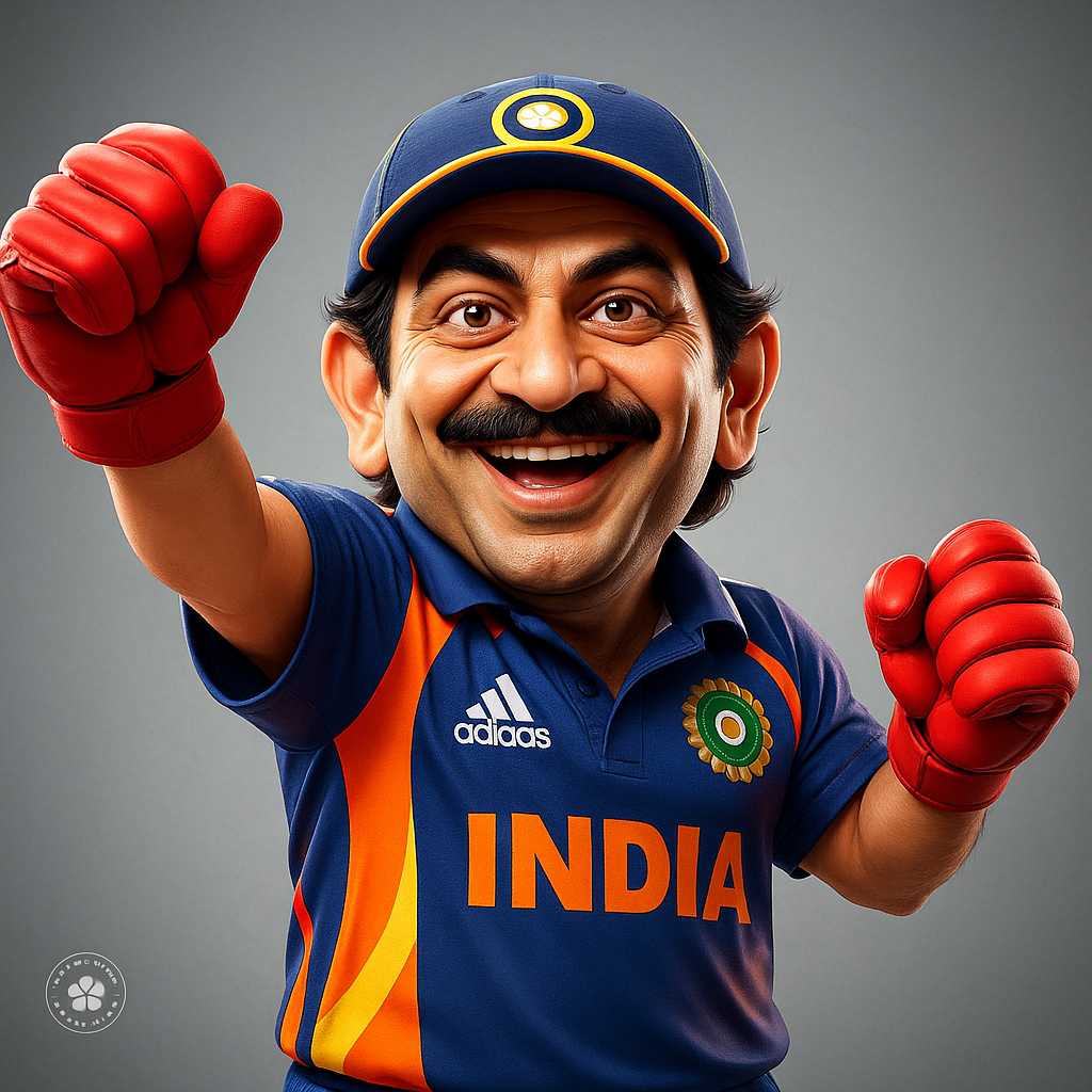 T20 ka asli deewana - "IPL ho toh aise ho!" Favorite team ka jersey pehne aur foam finger ke saath